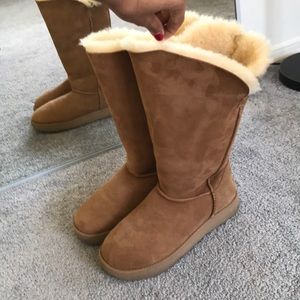 Tall Chestnut Ugg boots